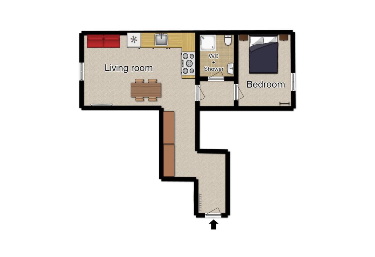 Modern Apartment Charvatova Praha Bagian luar foto